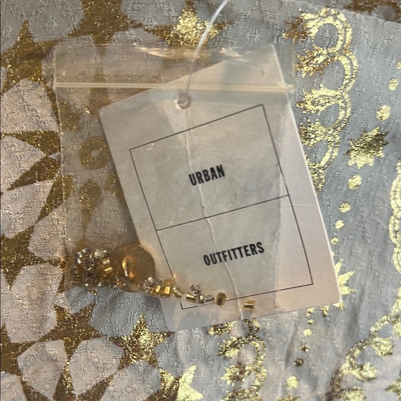 Kimchi Blue NWT Kimchi Blue Gold Cream Backless Size S - Picture 10 of 11